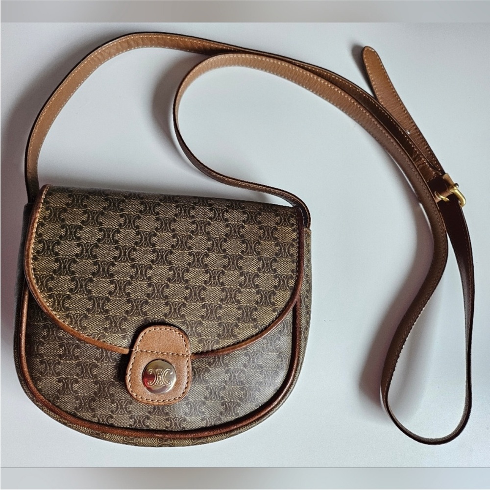 Celine macadame crossbody bag